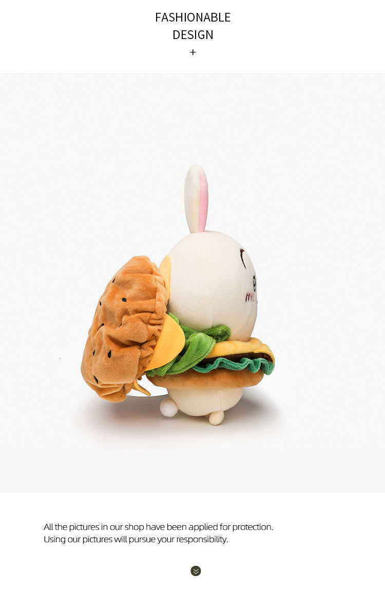 Burger Shaped Plush Toy - Adorable Creative Food Stuffed Pillow