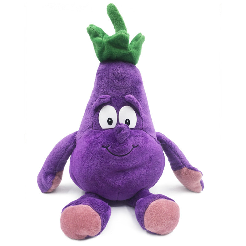 Creative Cute Cartoon Fruit & Vegetable Plush Toys - Fun and Adorable Stuffed Dolls