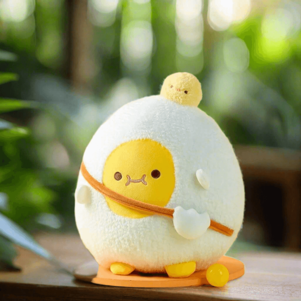 Charming Kawaii Egg Plush Toy - Soft & Huggable