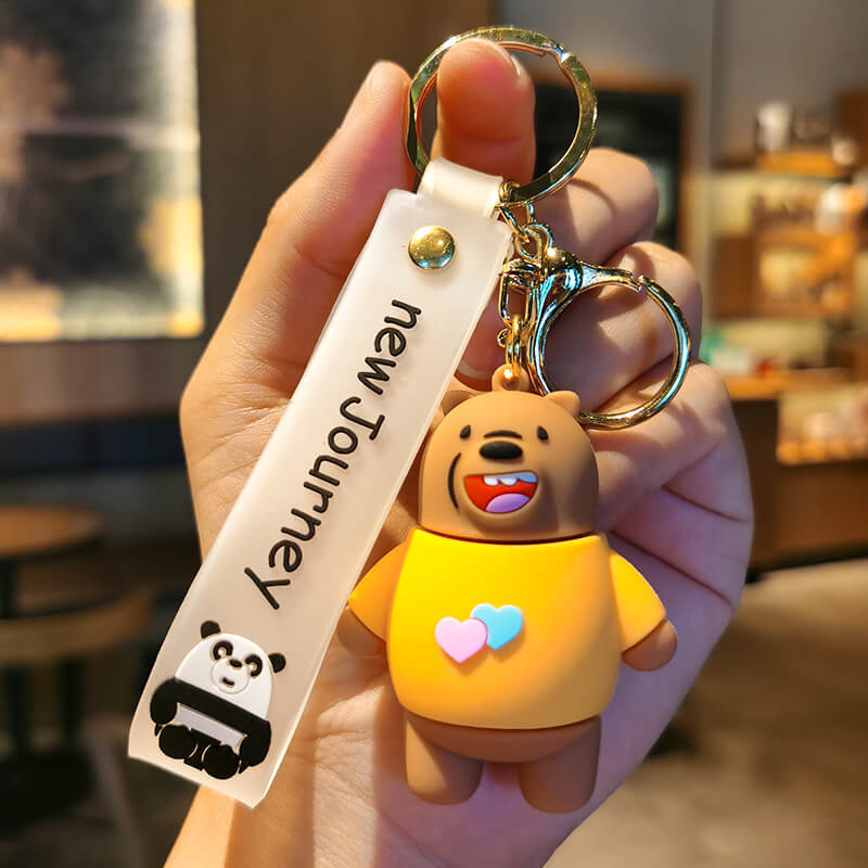 Coloers Bare Bears Collection 4.0 3D Key Charm