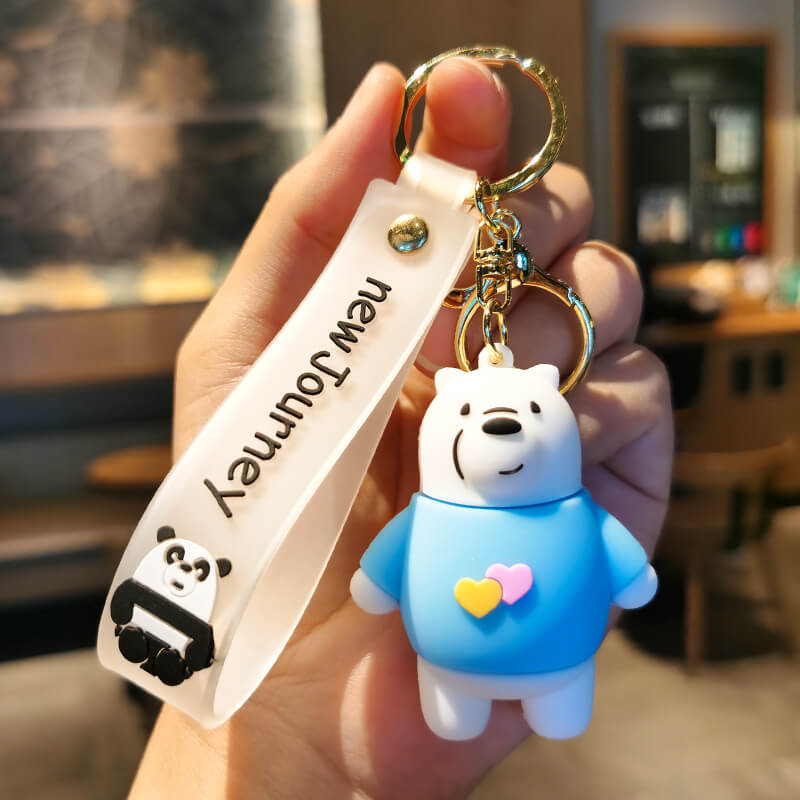 Coloers Bare Bears Collection 4.0 3D Key Charm