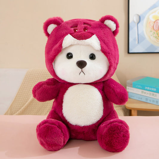 Fresh and Adorable! Lena Bear Strawberry Edition - Add Sweetness to Your Everyday!