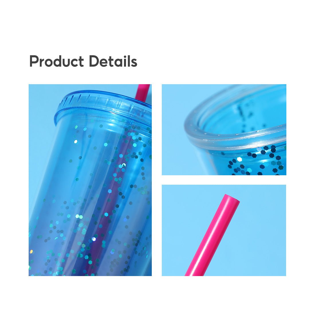 Miniso Large Capacity 65 Oz Cool Water Bottle with Straw and Handle (R –  Coloers