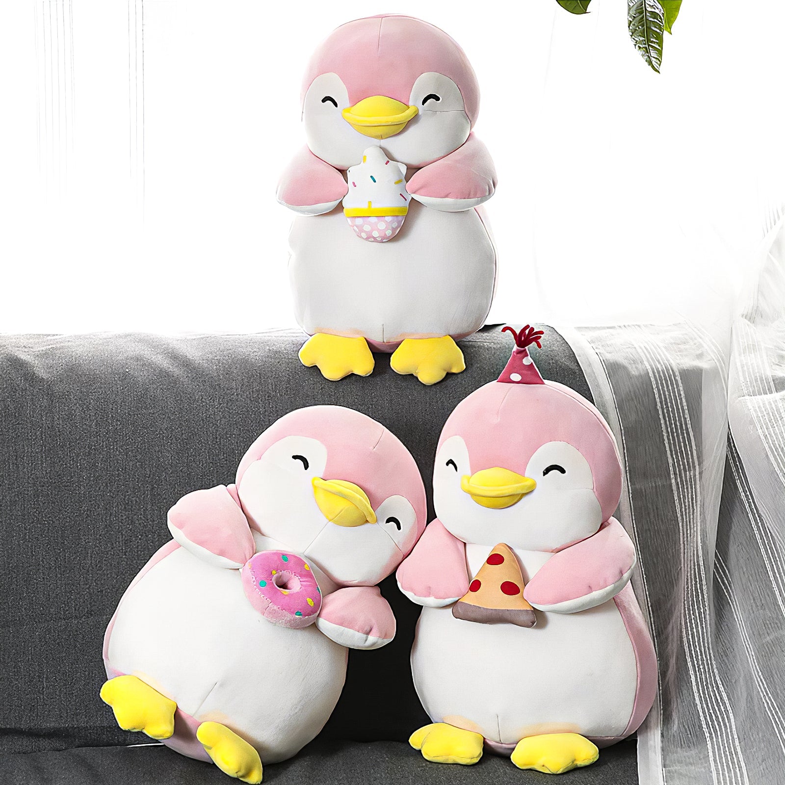 Penguin stuffed shop toy miniso