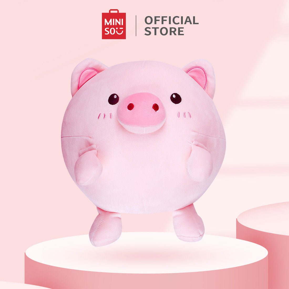 Plush pig 2024 piggy bank