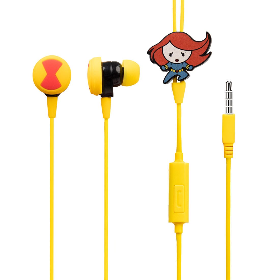 MINISO Marvel In ear Earphone with Mic Cute Cartoon Silicone