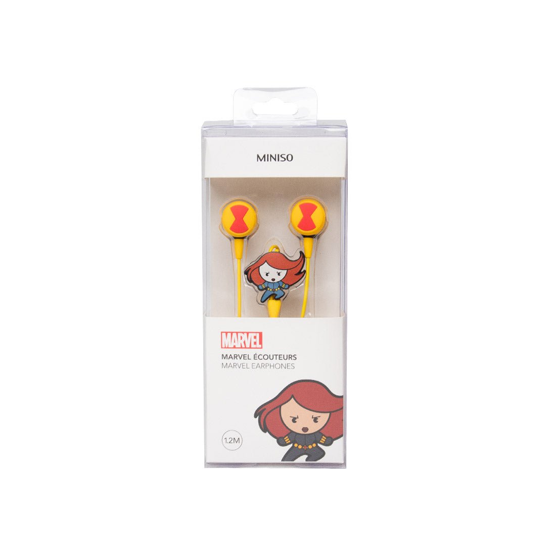 MINISO Marvel In ear Earphone with Mic Cute Cartoon Silicone